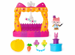 Spin Master "Gabby's Dollhouse - Balcony Playset Baby Box Talent Competition, Toy Figure"