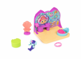 Spin Master "Gabby's Dollhouse Deluxe Room Playset - Wellness Room with Sea Kitten, Play Figure"