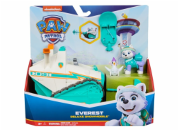 Spin Master Paw Patrol - sněžný skútr s figurkou Everest, snowboard a figurka Henriety, autíčko