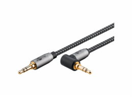 goobay Plus Audio propojovací kabel AUX 3,5mm stereo, 90°