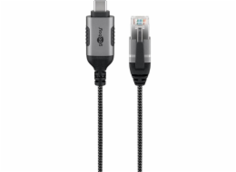 goobay Ethernetový adaptérový kabel USB-C 3.2 Gen2 > RJ-45, Slim