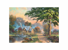 Dřevěné puzzle Schmidt Spiele Thomas Kinkade Studios: Am alten Mühlenbach