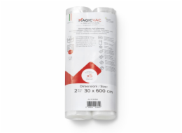 MagicVac 2 Vakuumierfolienrollen 30 cm x 6 m