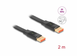 Plochý kabel DeLOCK DisplayPort 8K 60Hz