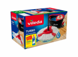 Vileda Mop Turbo 2v1 Kompletní sada mikrovlákna, podlahový mop