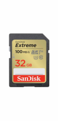 SanDisk SDHC karta 32GB Extreme (100 MB/s Class 10, UHS-I U3 V30)