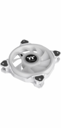 Thermaltake Ventilátor Riing Quad 12 RGB TT Premium Edition, 3 kusy (bílý, sada 3 ks, 1x ovladač, 120 mm)