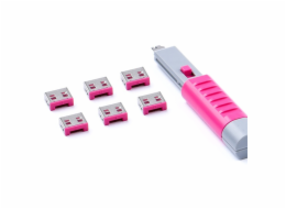 SMARTKEEPER ESSENTIAL USB-A Port Lock (UL03) + Lock Key Basic (U03), zadlabací zámek