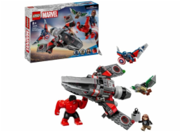 LEGO 76292 Marvel Super Heroes Souboj mezi Kapitánem Amerikou a Red Hulkem, stavebnice