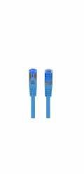 LANBERG Patch kabel cat6A FTP LSZH CCA 10m modrý Fluke Passed  