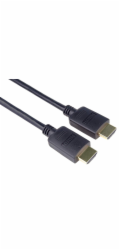 HDMI 2.0 High Speed + Ethernet kabel, zlacené konektory, 1m rozlišení 4K*2K/60Hz, 18Gb/s