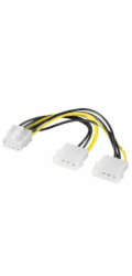 Redukce napájecí 2x5.25" Molex - 8 pin pro PCI-E grafické karty