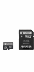 PLATINET microSDHC  SECURE DIGITAL + ADAPTER SD 32GB class10 UIII 90MB/s [44003]
