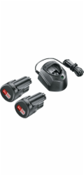 Bosch Powertools Startovací sada 12V (2x 1,5Ah + GAL 1210 CV) (černá, 2x baterie + nabíječka)