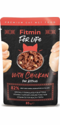 FITMIN Kitten Chicken - mokré krmivo pro kočky - 85 g