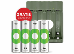 GP ReCyko 4-Port USB Charger B441 incl. 4xAA 2100mH batteries