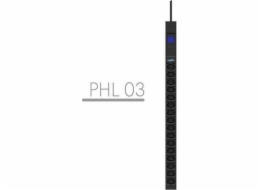 PowerWalker 10133027 PDU napájecí distributor 16 x 0U síťová zásuvka černá