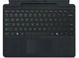 MICROSOFT Surface Pro9/10 Typecover s tenkým úložištěm pera COMM černý Eng Int CEE