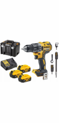 DEWALT ŠROUBOVÁK 18V DCD791P3A 70/27Nm 3x5,0Ah BL +PRAVÝ ÚHLOVÝ BIT NA BITTY