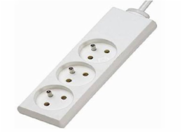 Konnoc DX-3F prodlužovací kabel, 3 zásuvky, 10m