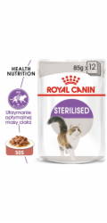 ROYAL CANIN FHN Sterilised in sauce - vlhké krmivo pro dospělé kočky - 12x85g