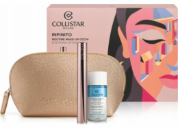 COLLISTAR  SET (ŘASENKA INFINITO EXTRA ČERNÁ ŘASENKA + DVOUFÁZOVÝ ROZTOK NA ODLIČOVÁNÍ 35 ML + Sáček)