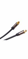 Kabel Toslink M/M, OD:6mm, Gold design 1m