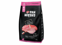 PAN MIESKO Telecí maso s křepelkou L štěně - sušené mléko pro psy - 20kg