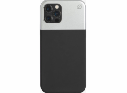 Atom Studios STUDIOS POUZDRO DĚLENÉ SILIKONOVÉ MAGSAFE IPHONE 12 / 12 PRO BLACK CARBON