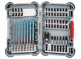 Bosch Sada 35 kusů Pick and Click spirálových vrtáků MultiConstruction a šroubovacích nástavců Impact Control (2.607.017.570)