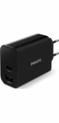 Philips High Power Dual Charger 30W 1 USB-A + USB C