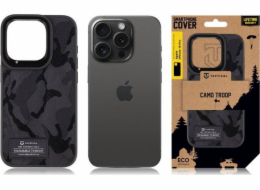 Tactical  Camo Troop Cover pro Apple iPhone 15 Pro standard Black