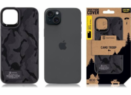 Tactical  Camo Troop Cover pro Apple iPhone 15 Plus standard Black