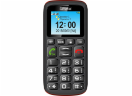 MAXCOM MM428 L, Telefón pre seniorov, čierny