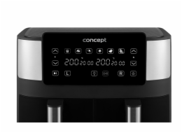 Fritéza Air Fryer 8L FR8000 černá, stříbrná