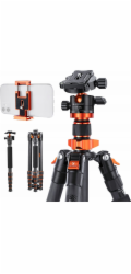 Tripod K&F Concept D255C4+BH-28L + Quick Release Plate kits