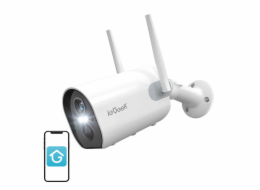 Wireless WiFi outdoor camera ieGeek ZS-GX2S white 5200mAh