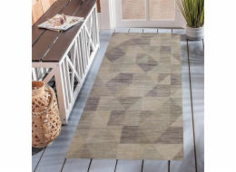 Pokojový koberec Domoletti FR-22-188-1, šedý, 150 cm x 90 cm