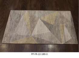 Pokojový koberec Domoletti FR-22-189-3, hnědý, 150 cm x 90 cm