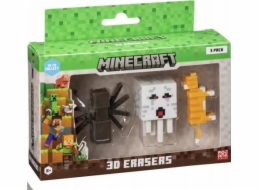 MINECRAFT 3D ERASERS - 3 PACK VER.A