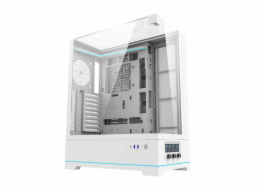 Počítačová skříň Darkflash DY450L bez ventilátorů (bílá)