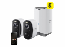 Baseus N1 2K Outdoor Camera Set of 2 (White)