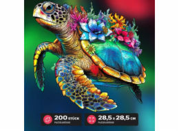 EscapeWelt Dřevěné puzzle Želva 200 dílků