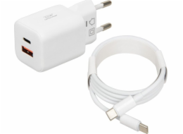 iBOX C-42 GaN PD33W síťová nabíječka, bílá
