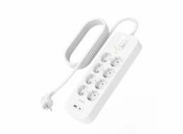 Belkin Surge Socket 8-fold + USB-A+C,900J,18W,2m SRB003vf2MV2