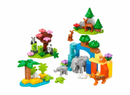 Stavebnice LEGO 10446 DUPLO Town Rodiny divokých zvířat 3v1