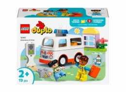 LEGO 10447 DUPLO Městská sanitka s řidičem, stavebnice