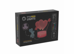 Manta SNL115RGB LED lamp Light decoration Heart RGB 3D