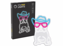 Manta SNL114MT Style Neon Lights BULDOG  WITH GLASSES