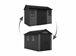 Zahradní domek Keter Newton Plus wide 11x7,5 šedý, s podlahou